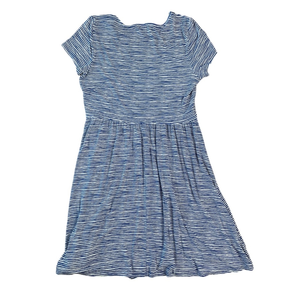 Old Navy Blue and White Striped T-shirt Dress with Sleeves Size M - Picture 2 of 10